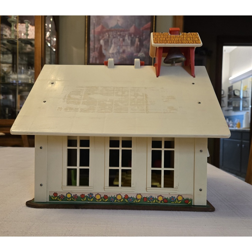 Vtg Fisher Price Little People 923 Family School House Nursery Play Wood *READ - Picture 6 of 12